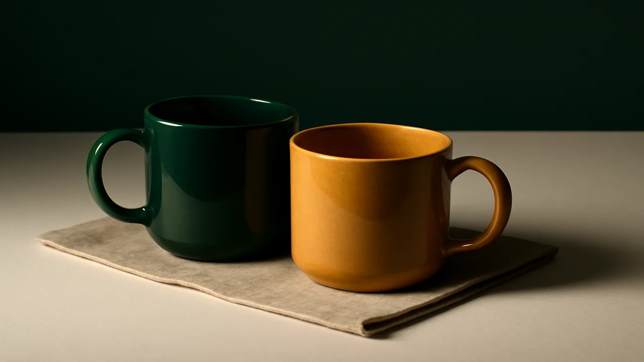 Editorial illustration of two tea cups referencing a household conversation